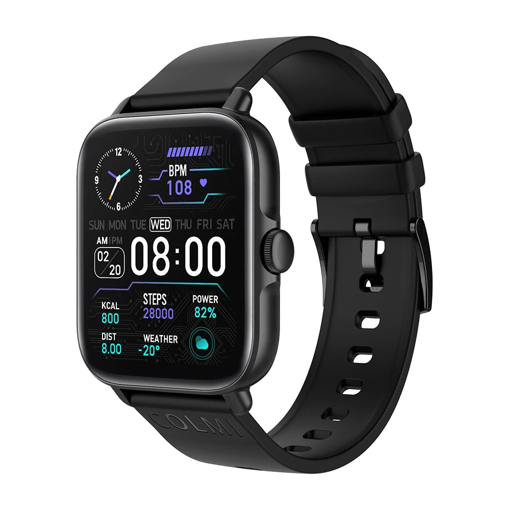 ColmiX™ - Smartwatch Esportivo e Casual com 28+ Modos de Esportes, Lanterna e Monitoramento de Saúde Completo